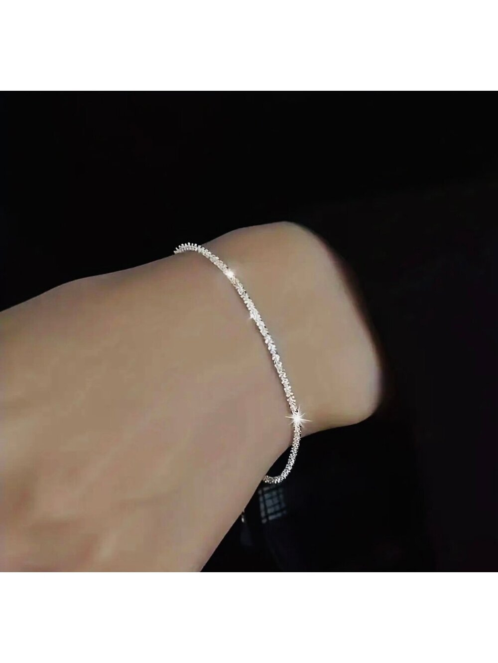 New - Retro Style “Bling” Super Shiny Rhinestone Chain Bracelet